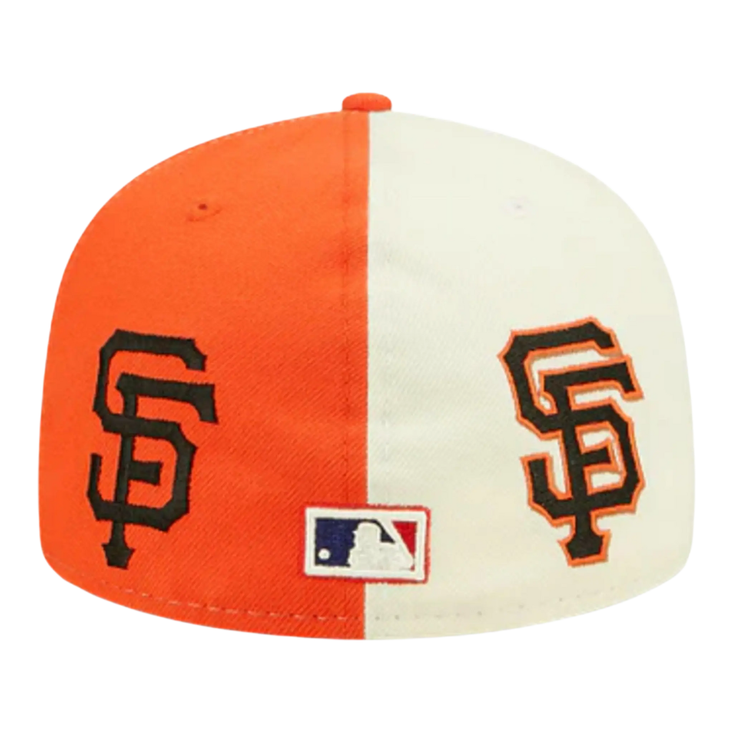 New Era 59Fifty MLB San Francisco Giants Logo Pinwheel Fitted Hat Multi/Orange