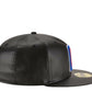 New Era 59Fifty Men Los Angeles Clippers Team Faux Leather Fitted Hat Black