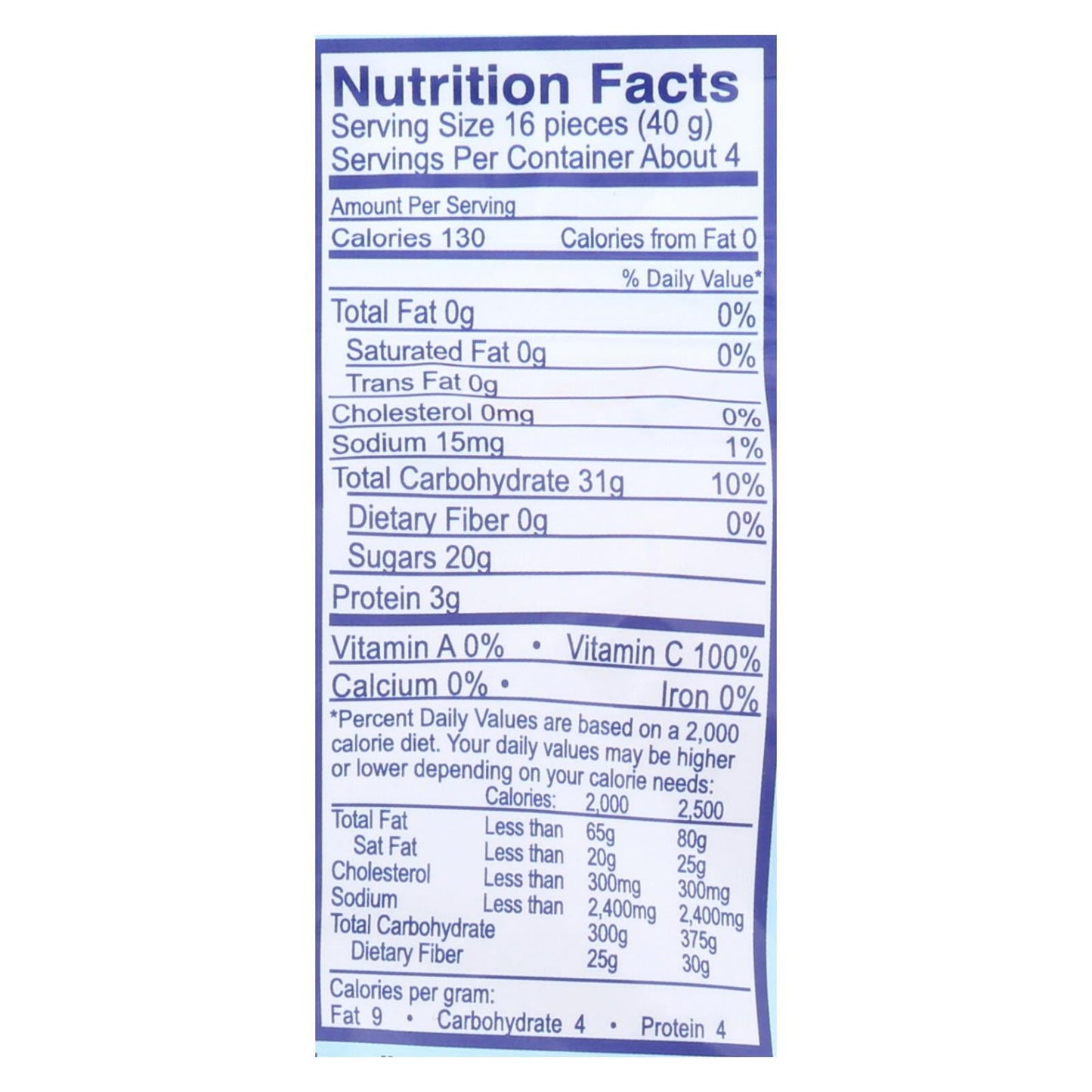 Surf Sweets Organic Gummy Bears (8-6 Oz Bags)