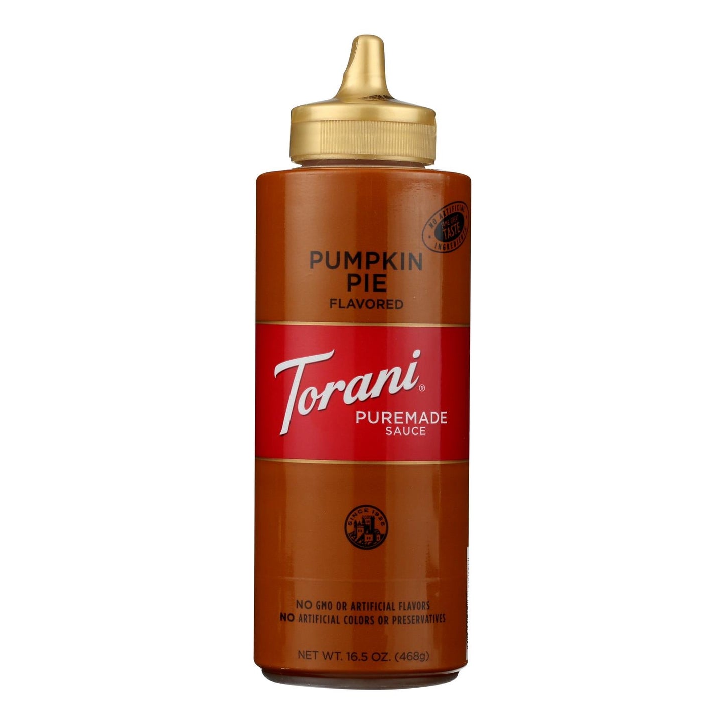 Torani - Sauce Puremade Pumpkin Spice (Pack of 4) 16.5 Oz