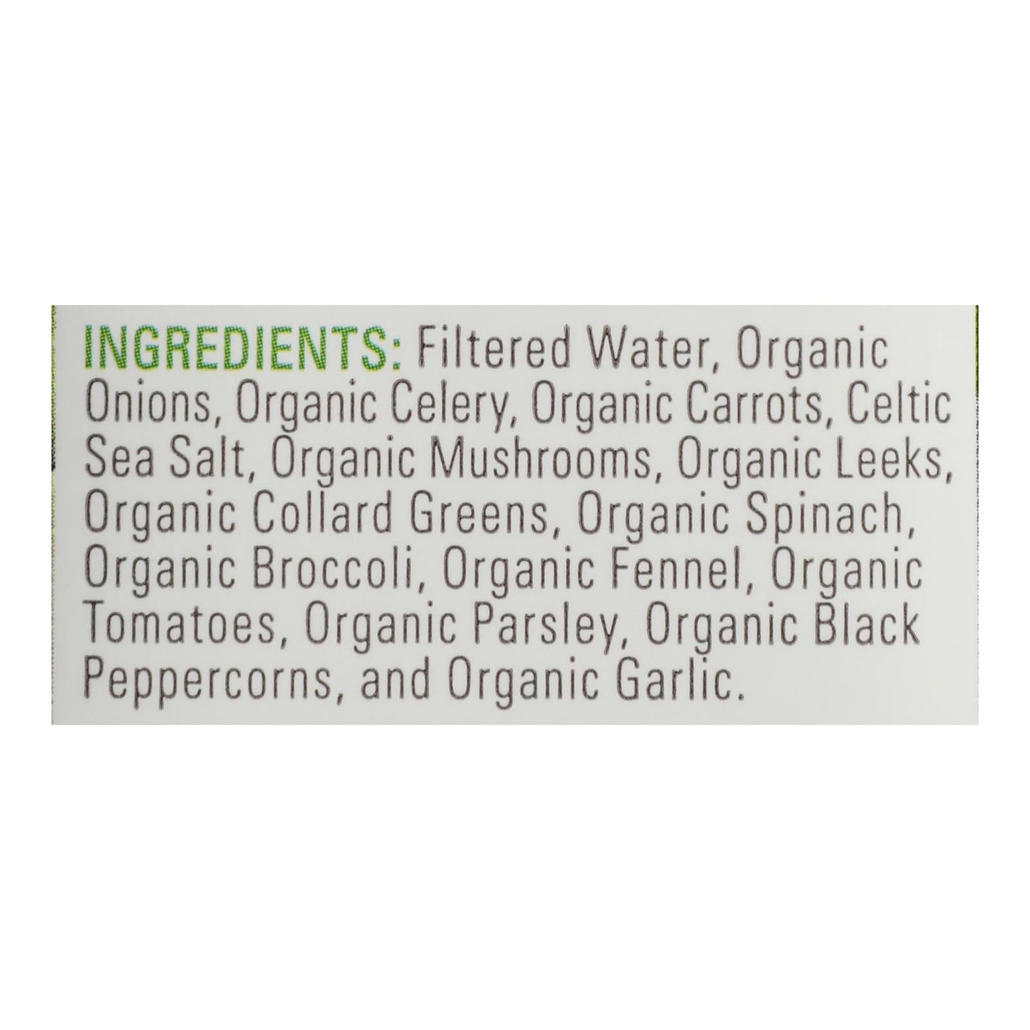 Bonafide Provisions Vegetable Broth - 6 Pack of 32 Oz Cartons