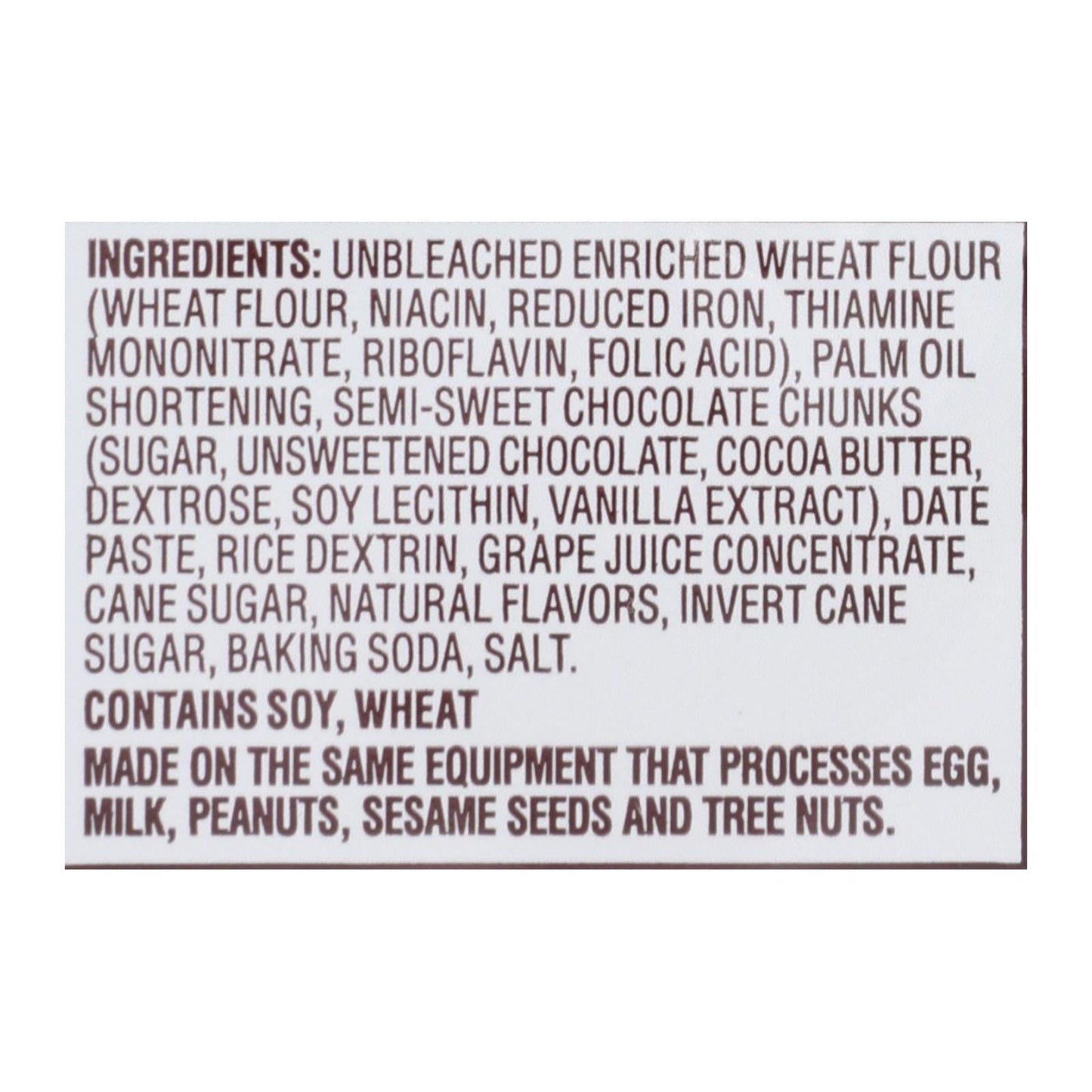 Back To Nature Homestyle Chocolate Chunk Cookies (Pack of 6-8oz)