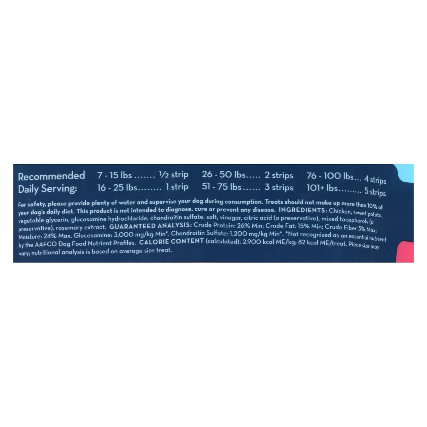 Bixbi - Hip & Joint Chicken Jerky Dog Treats (Pack of 6-5 Oz)