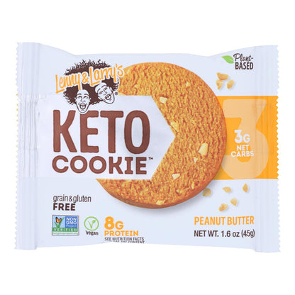 Lenny & Larry's Keto Cookie Peanut Butter Case of 12 - 1.6 Oz Each