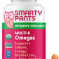 SmartyPants Women's Complete Daily Multivitamin & Omega Gummies, 120 Count