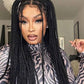 360 Knotless Box Braids Wig | Super Long | Full Lace | Baby Hair | Synthetic Braids | Black Women