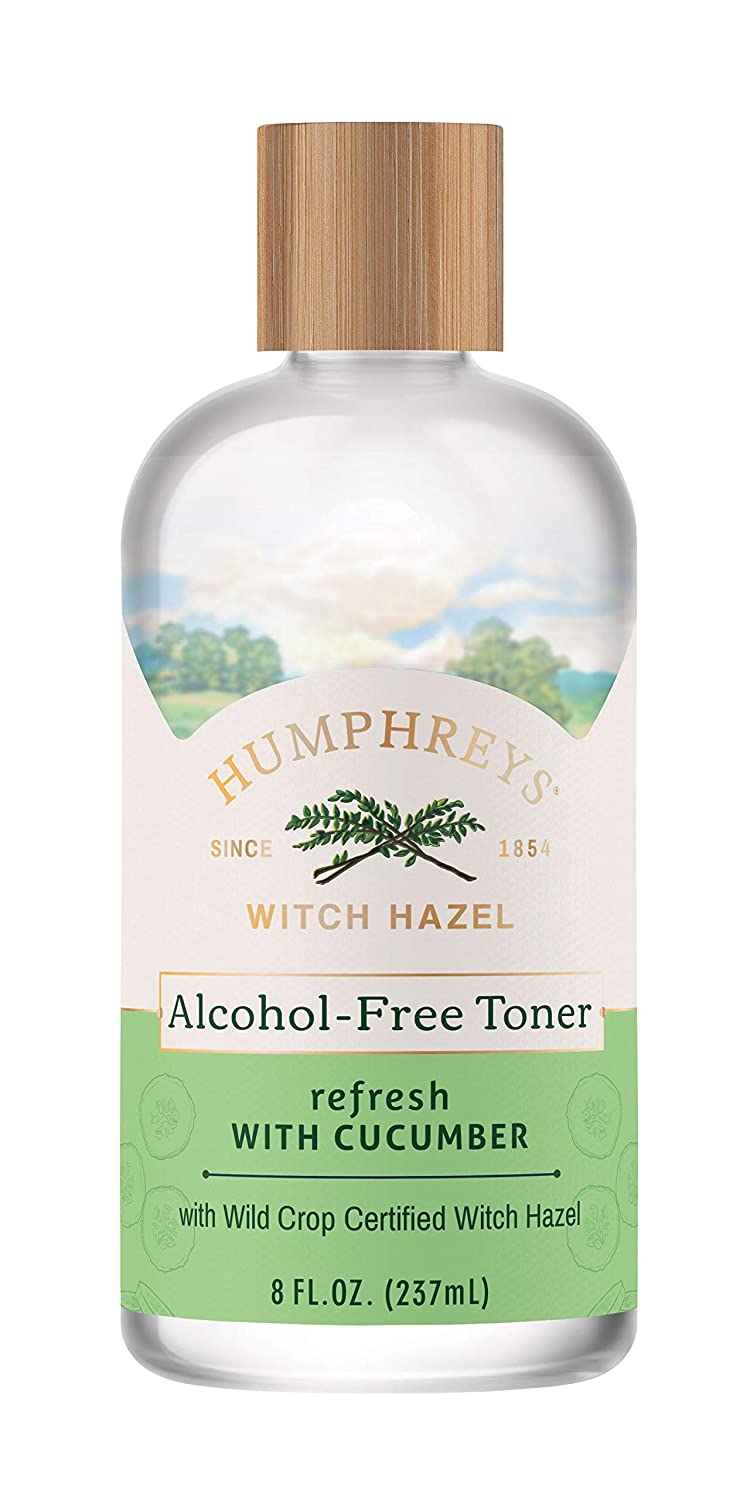 Humphreys Homeopathic Witch Hazel Toner Affection Cucu 12-3.3 Fl Oz