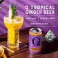 Q Drinks Ginger Beer Tropical (Pack of 6-4/7.5 Fl Oz)