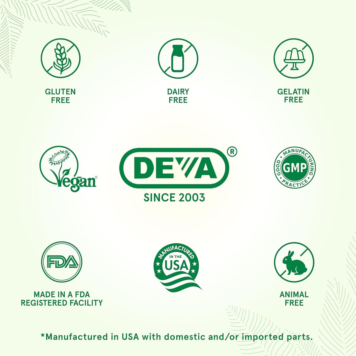 Deva Vegan Omega-3, 500mg DHA + EPA, Plant-Based Omega Fatty Acids, 60 Capsules