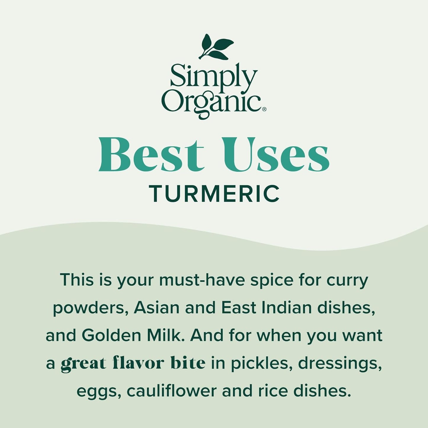 Simply Organic Ground Turmeric Root, 2.38 oz., Pack of 6