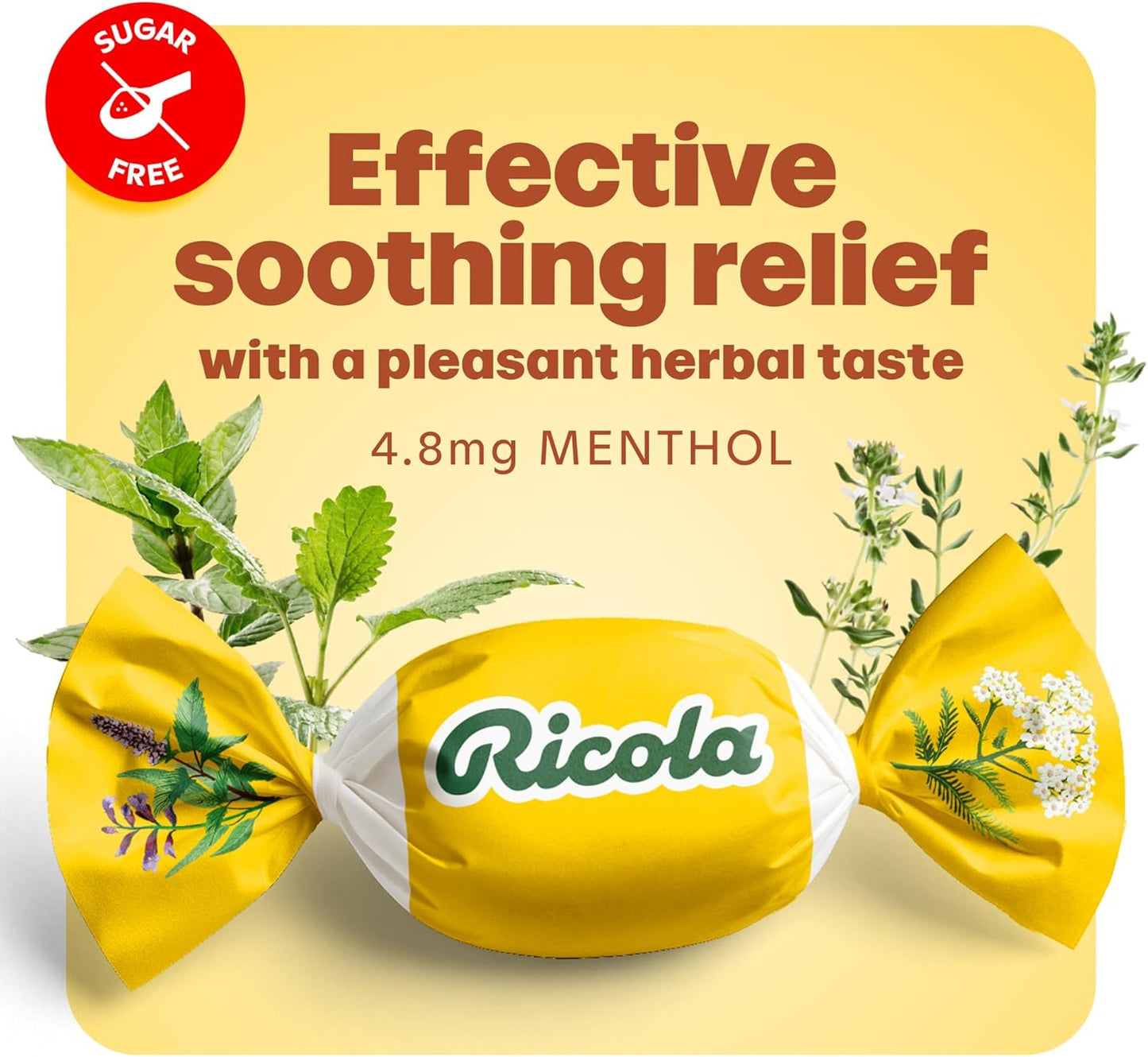 Ricola Original Herb Cough Drops, 45 Count (Pack of 6)