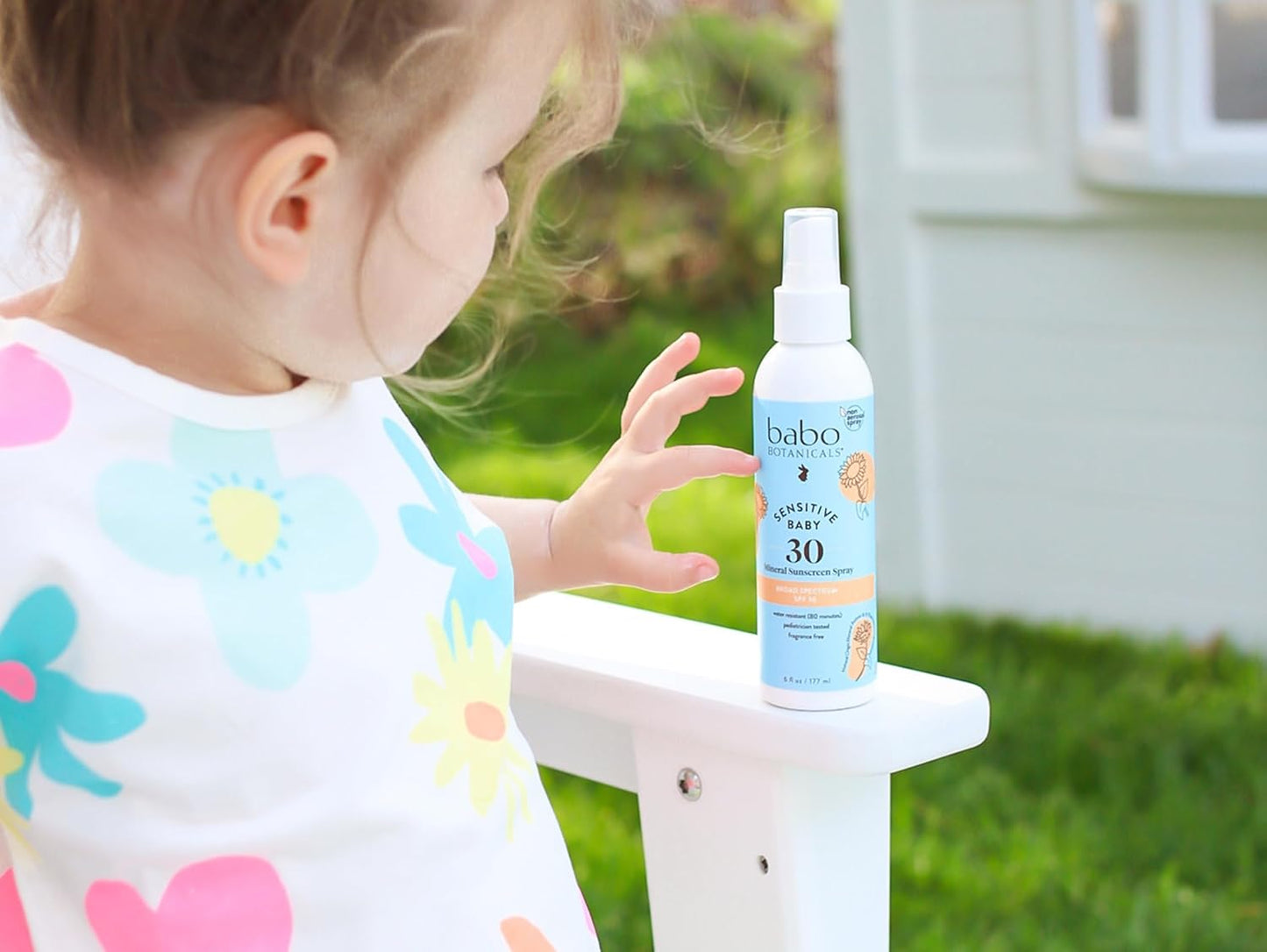 Babo Botanicals Sensitive Skin Baby Sun Spray, SPF 30, 6 oz