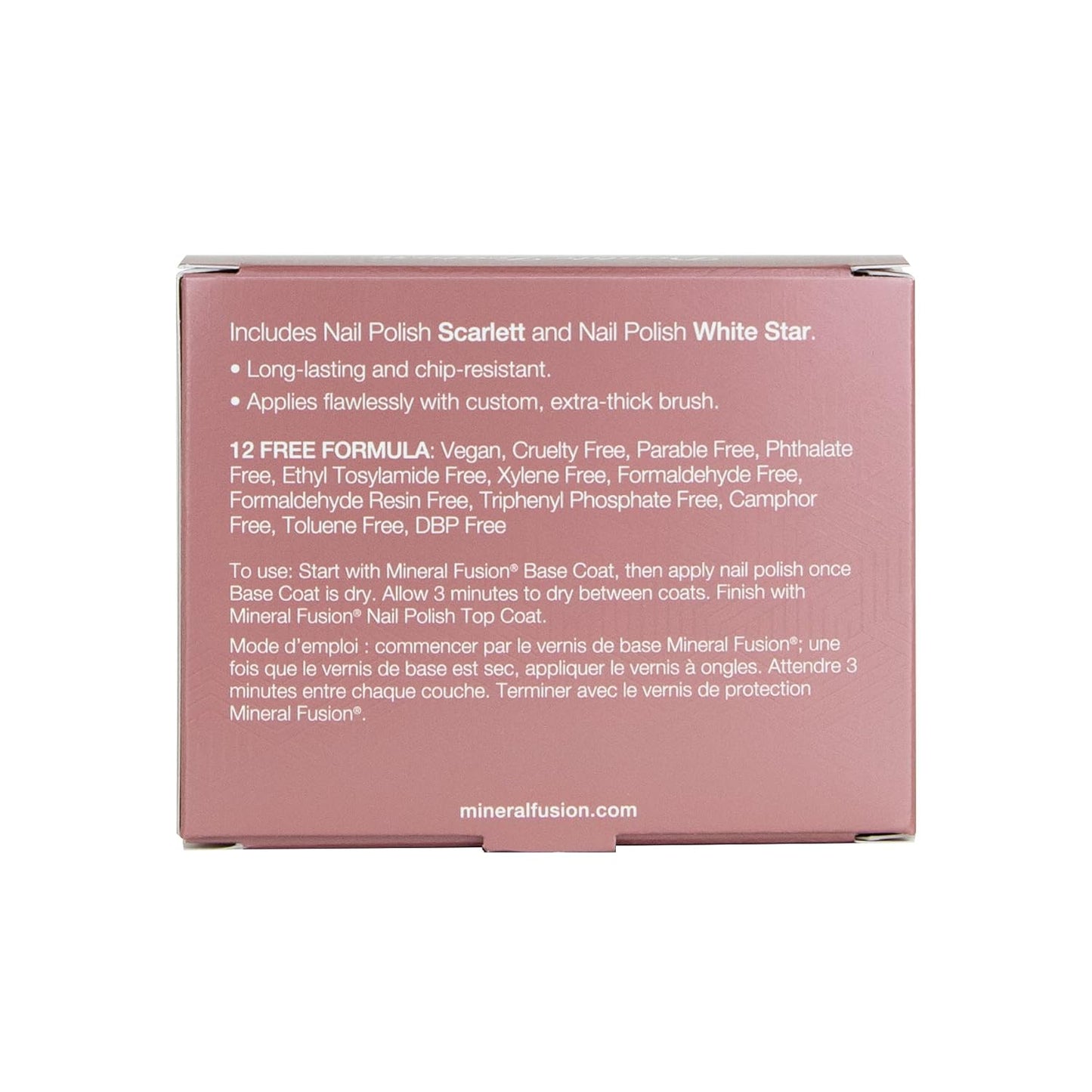 Mineral Fusion Long-Lasting Nail Polish Duo