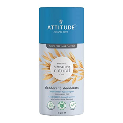 Attitude Natural Deodorant for Sensitive Skin - 3 Oz
