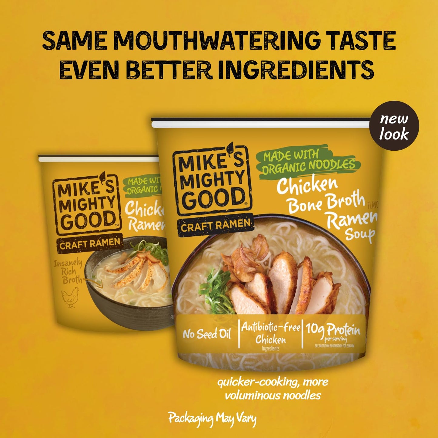 Mike's Mighty Good Chicken Ramen Noodle Soup, Pack of 6, 1.6 Oz.