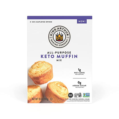 King Arthur Baking Company - Mix Muffin Keto (Pack of 8-10 Oz)