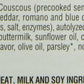 Near East Couscous Mix, Parmesan, Case of 12, 5.9 Oz