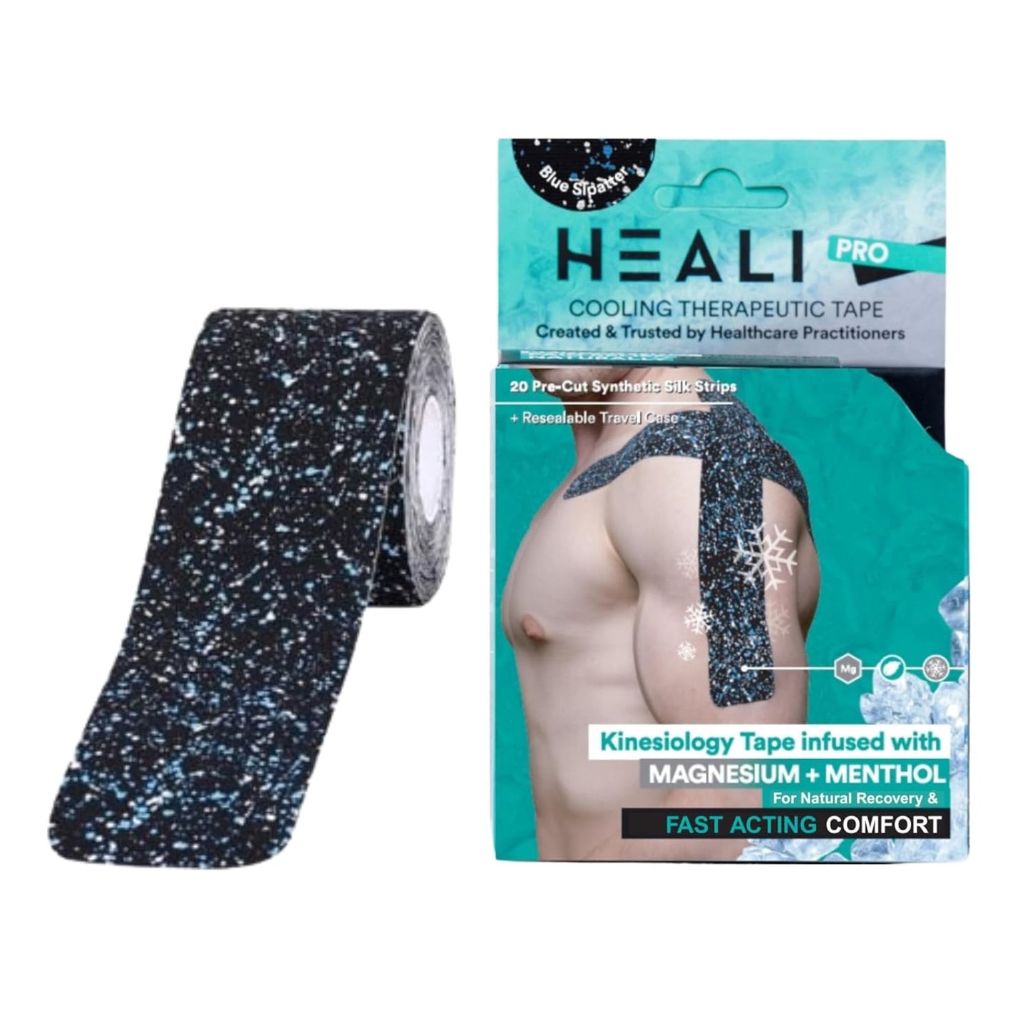 Heali Knoselogy Tape Infused with Topical Magnesium & Menthol