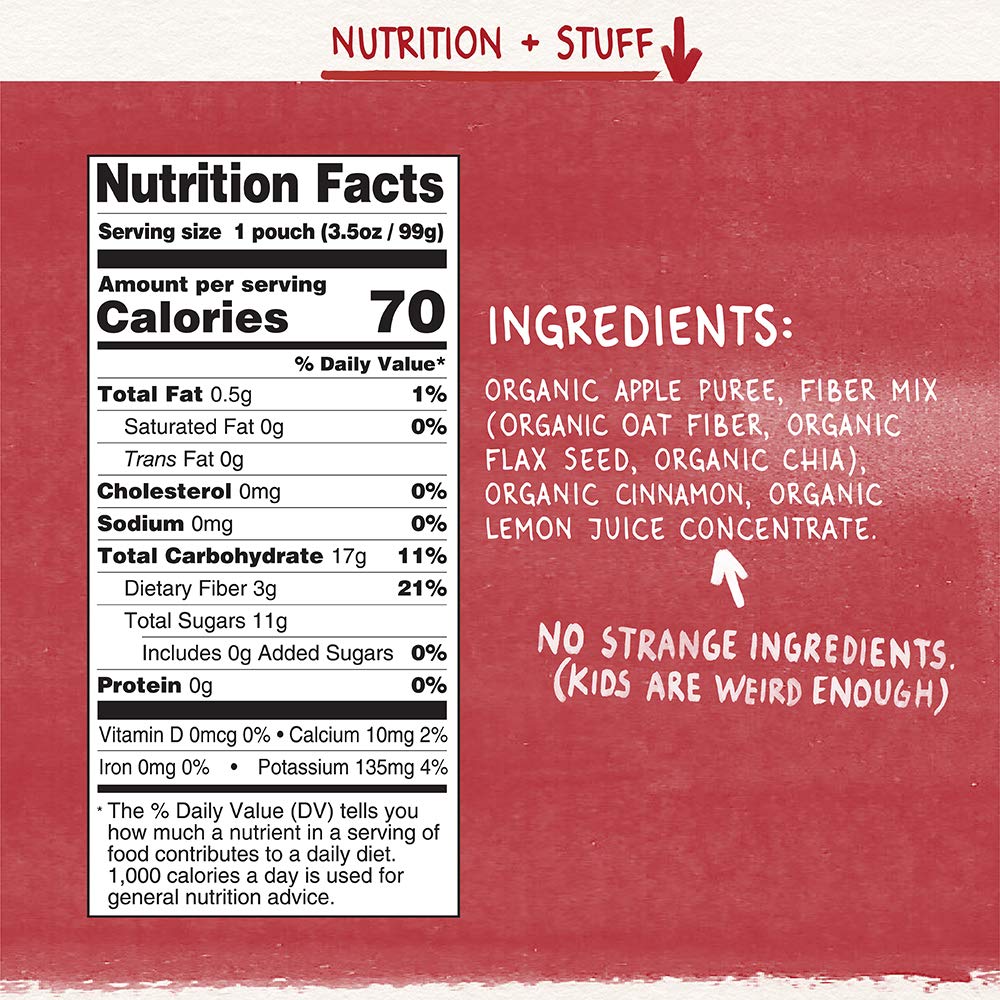 Pumpkin Tree Organic Apple Cinnamon Oat & Seed Snack, 3.5 Oz., Case of 10