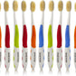 Mouth Watchers Antibacterial Adult Toothbrushes, Assorted Colors, 20-Pack