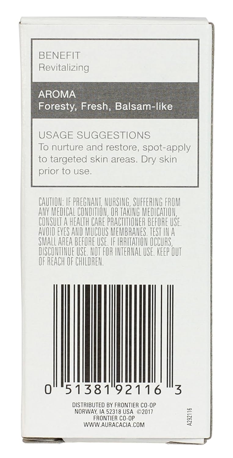 Aura Cacia Frankincense Essential Oil Roll-On, 0.31 fl oz., Pack of 4