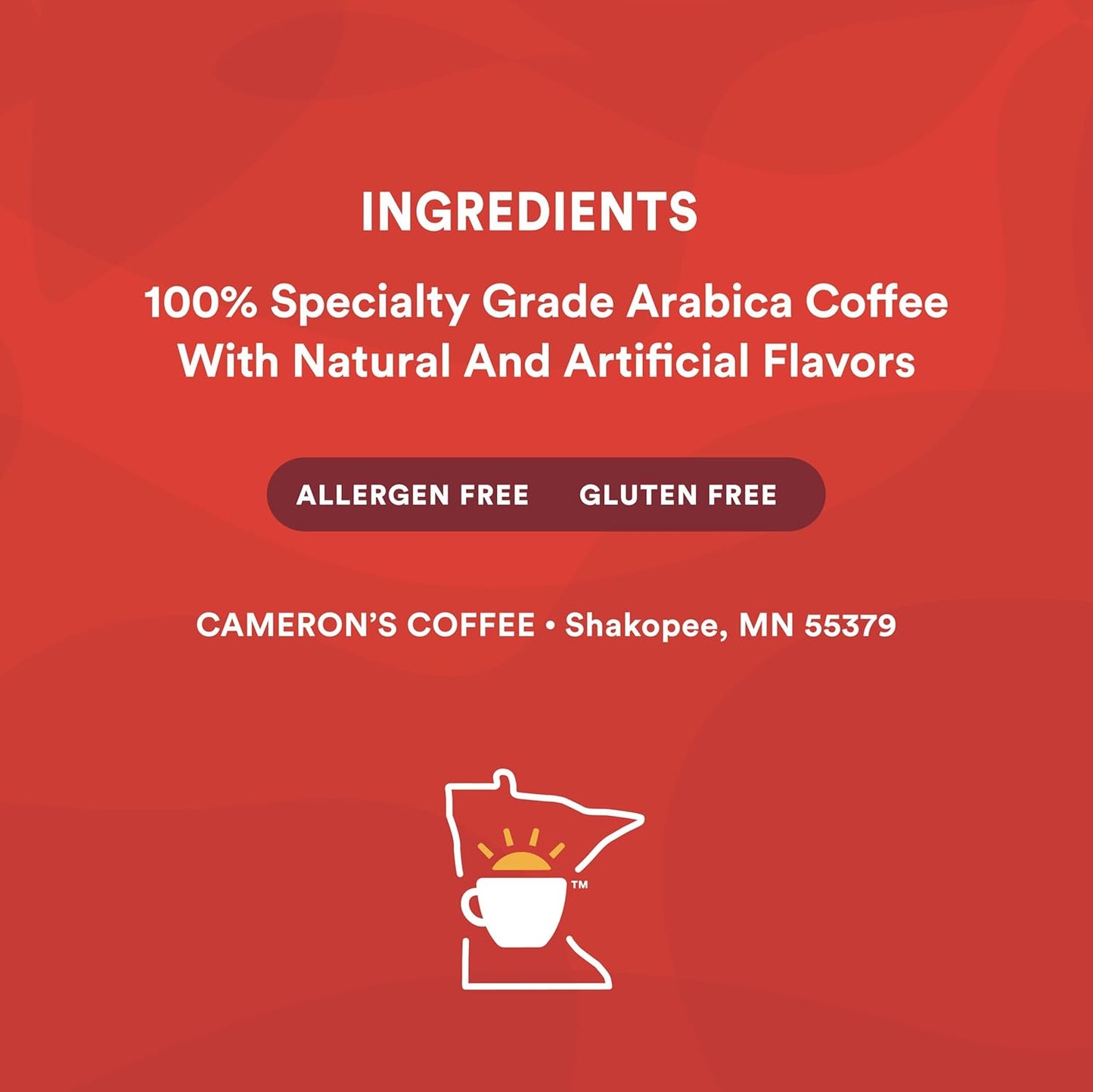 Cameron's Specialty Coffee Vanilla Hazelnut Light Roast Pods, 12 ct. (Pack of 6)