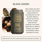 Rishi Sparkling Botanicals Black Lemon Tea, 12 x 12 fl oz