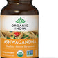 Organic India Ashwagandha Capsules, 180 Count – USDA Organic, Stress Relief, Energy Support, Adaptogen Supplement