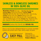 Season Brand Skinless & Boneless Sardines in Pure Olive Oil, 3.75 oz., Case of 12