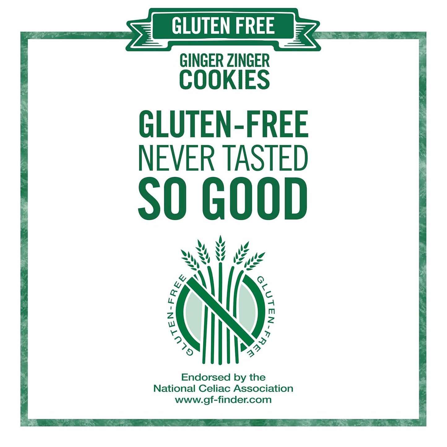 Tate's Bake Shop Ginger Zinger Cookies, 7 Oz. (Pack of 12)