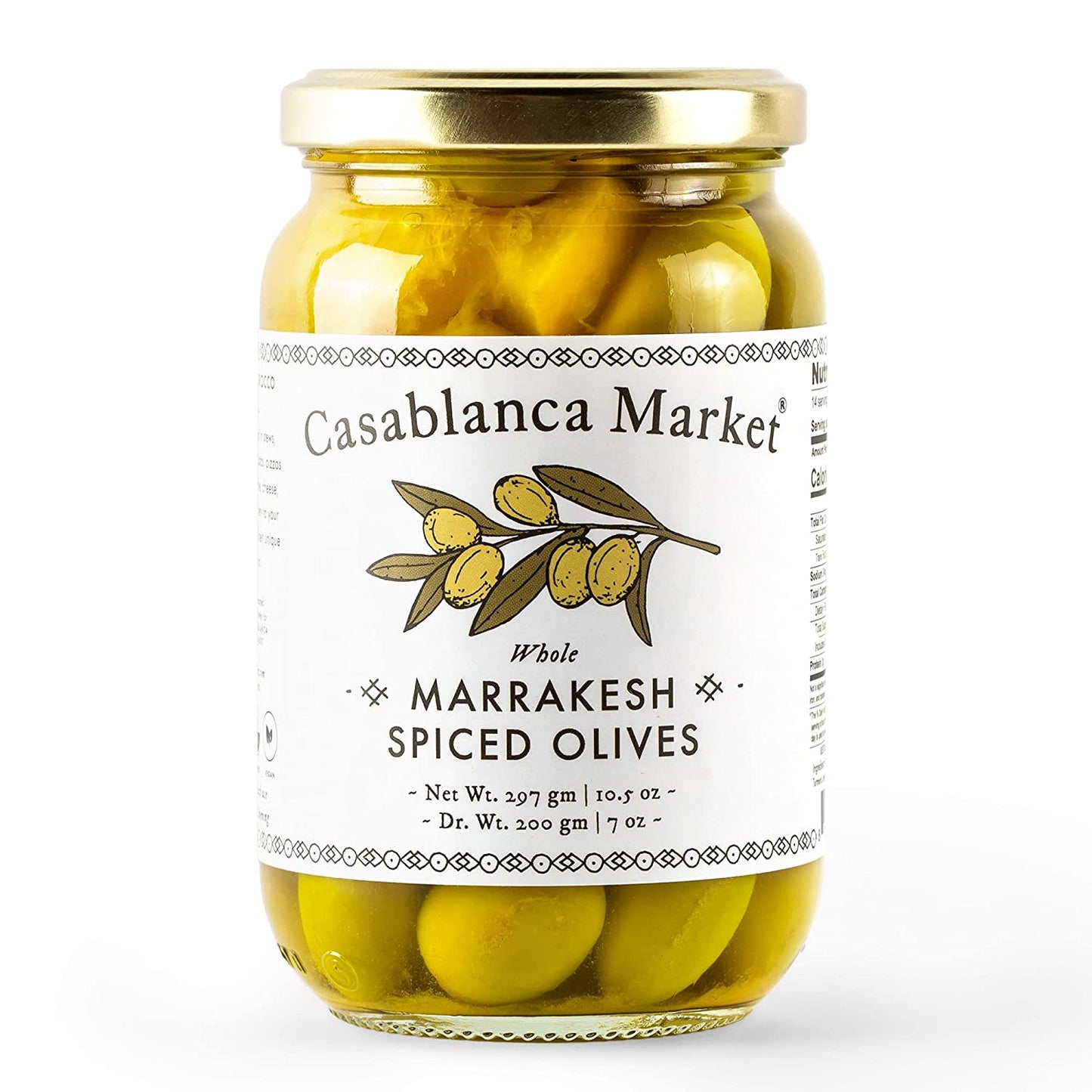 Casablanca Market Marrakech Spiced Olives (Pack of 6 - 10.5 Oz)
