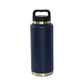 36 Oz Stainless Steel Twist-Off Cap Water Bottle - Navy by Creative Gifts