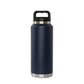 36 Oz Stainless Steel Twist-Off Cap Water Bottle - Navy by Creative Gifts