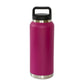 36 Oz Stainless Steel Twist-Off Cap Water Bottle  - Magenta by Creative Gifts