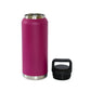 36 Oz Stainless Steel Twist-Off Cap Water Bottle  - Magenta by Creative Gifts