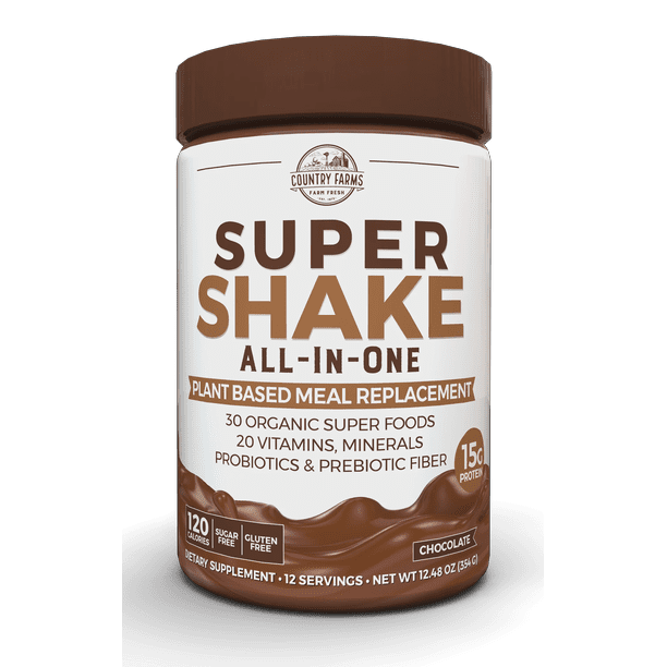 Country Farms Super Shake Powder Chocolate 12.48 Oz