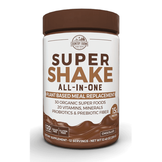 Country Farms Super Shake Powder Chocolate 12.48 Oz