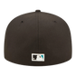 New Era Florida Marlins Watercolor Floral Men Fitted Hat Black