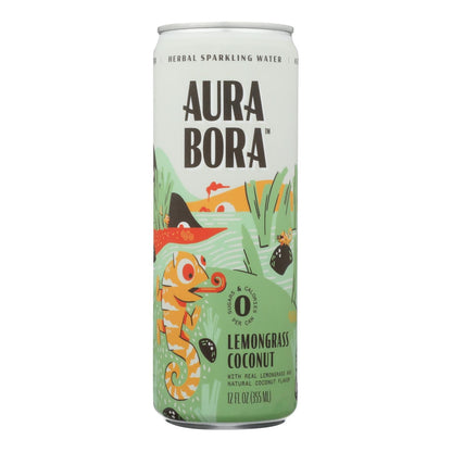 Aura Bora Sparkling Lemon Cucumber Coconut (Pack of 12 - 12 fl oz)