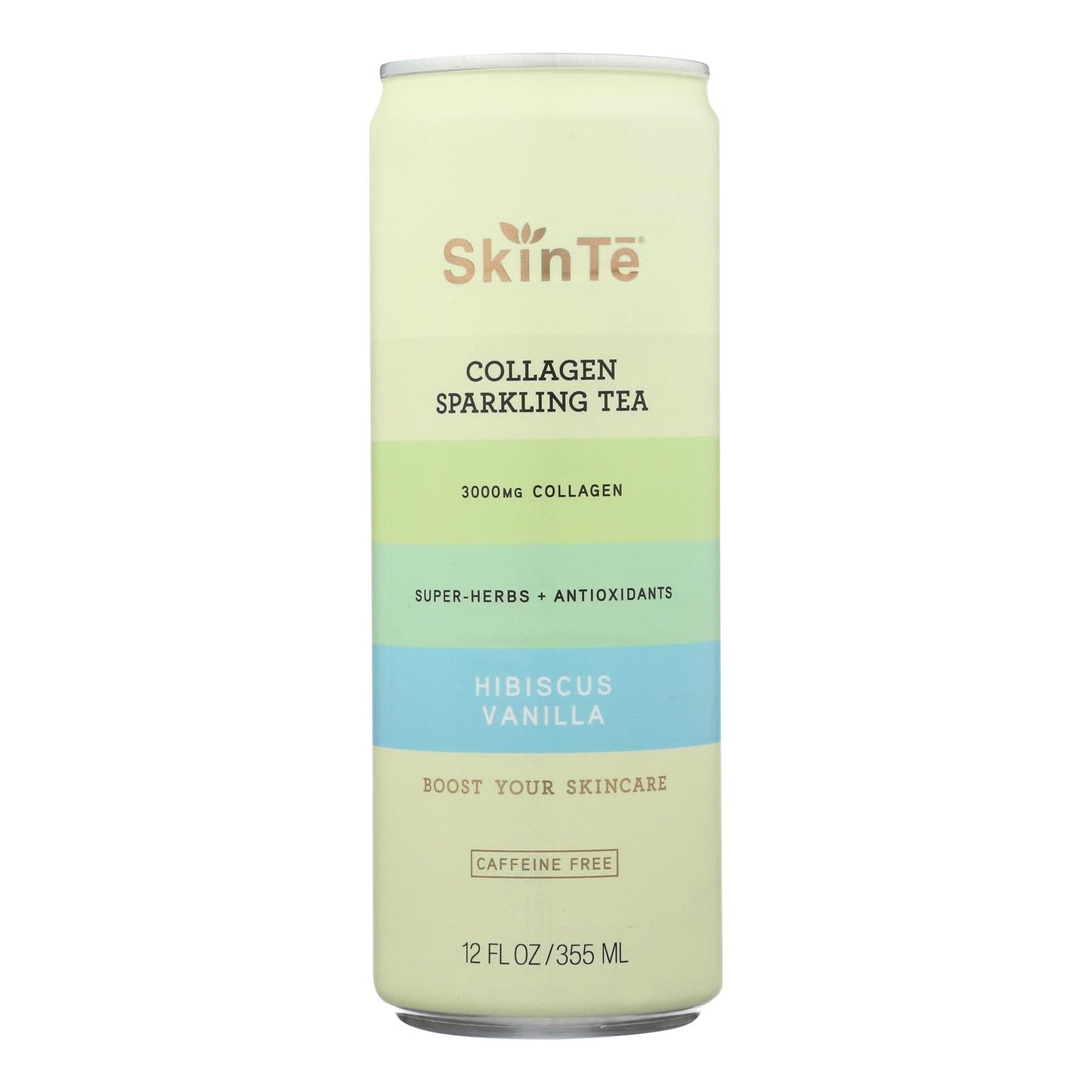 Skin-Te Sparkling Cologn Tea Hibi Vanilla, 12 Fl Oz (Pack of 12)