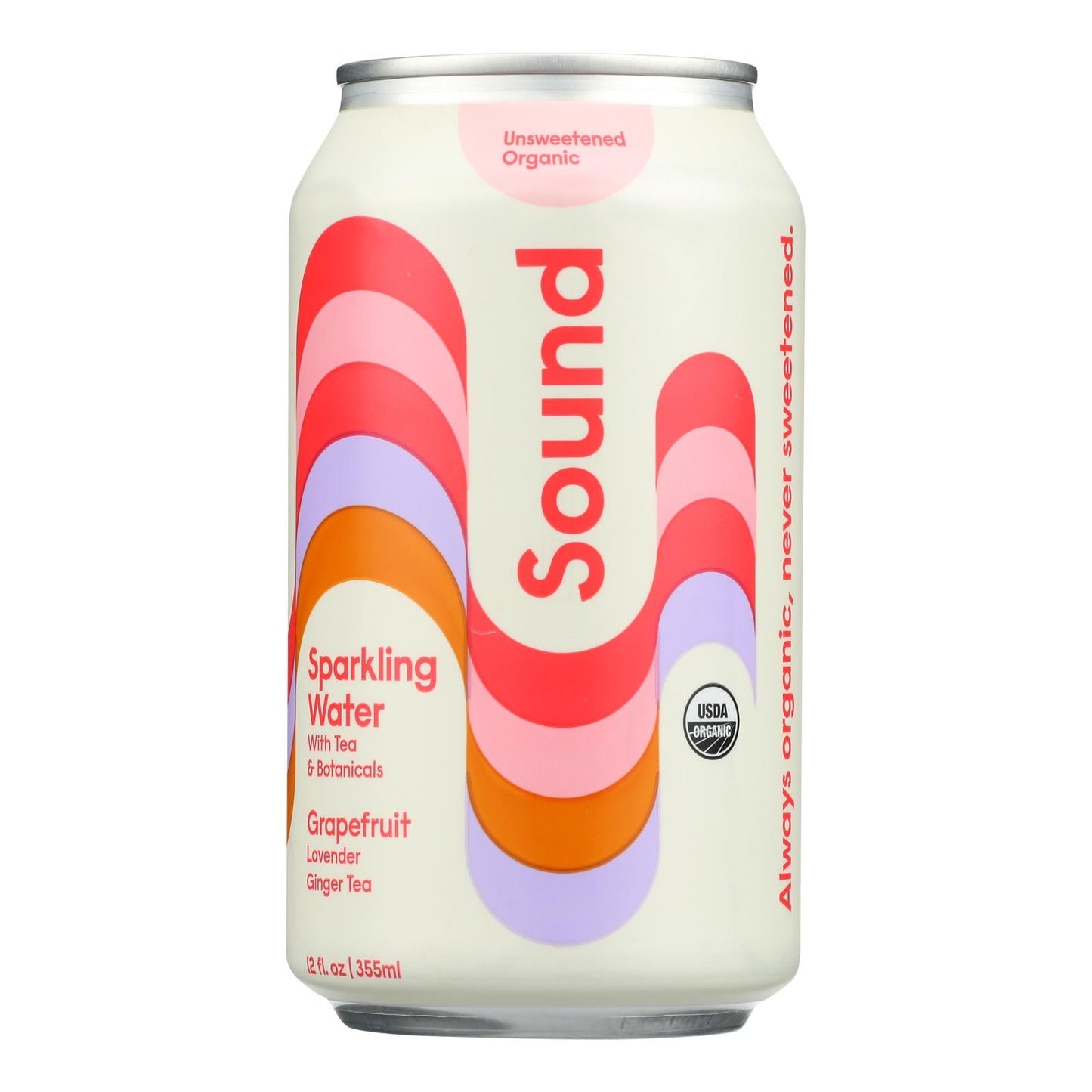 Sound Water Sparkling Grapefruit (Pack of 12-12 Fl Oz)