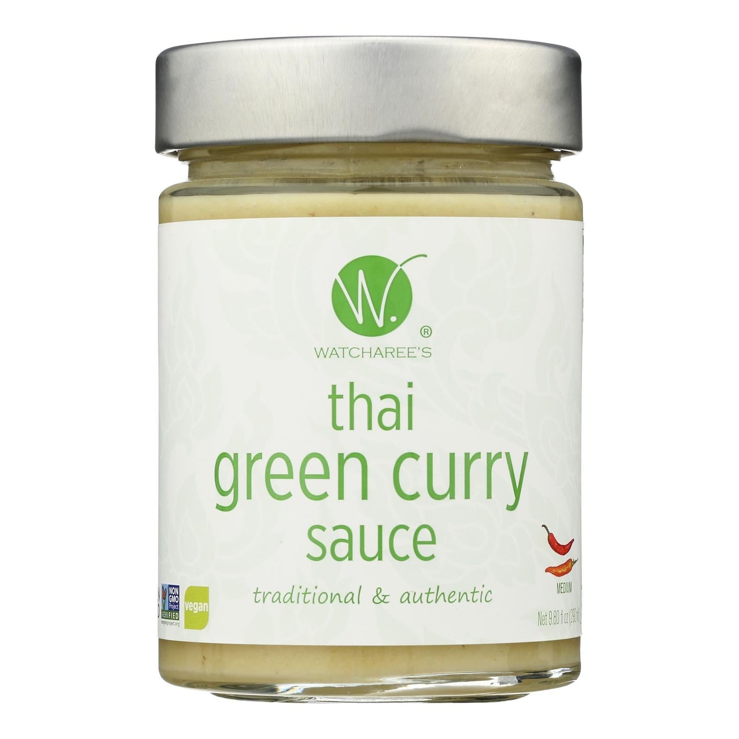 Watcharee's Thai Green Curry Sauce, 9.8 Fl Oz (Pack of 6)