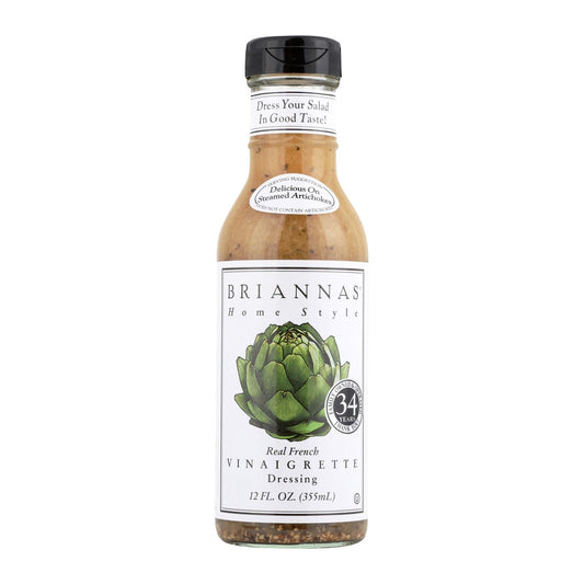 Brianna's Real French Vinaigrette Salad Dressing 6x 12 Fl Oz