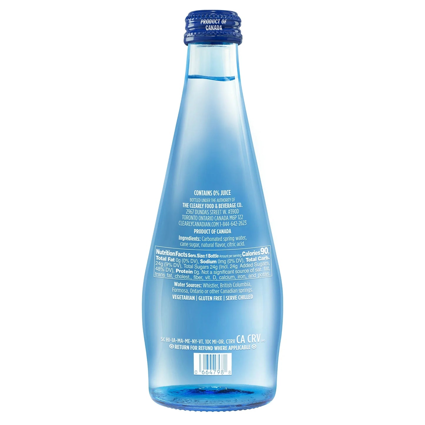 Clearly Canadian Orchard Peach Sparkling Water, Naturally Flavored, 12-Pack, 11 fl oz Each