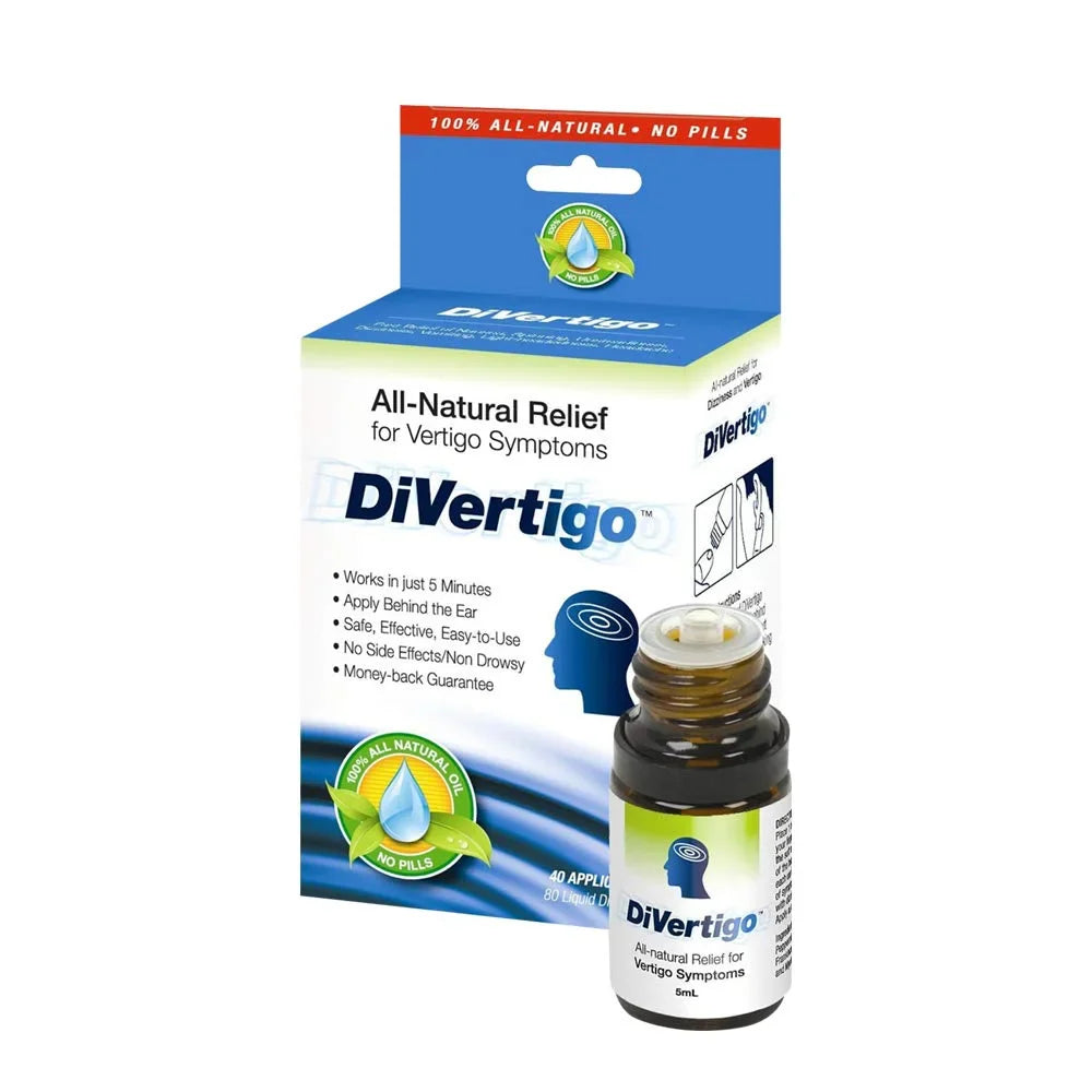 DiVertigo - Essential Topical Oil Blend for Vertigo & Dizziness Relief (0.17 fl oz)