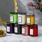 Large Aromatherapy Candle Creative Relief Glass