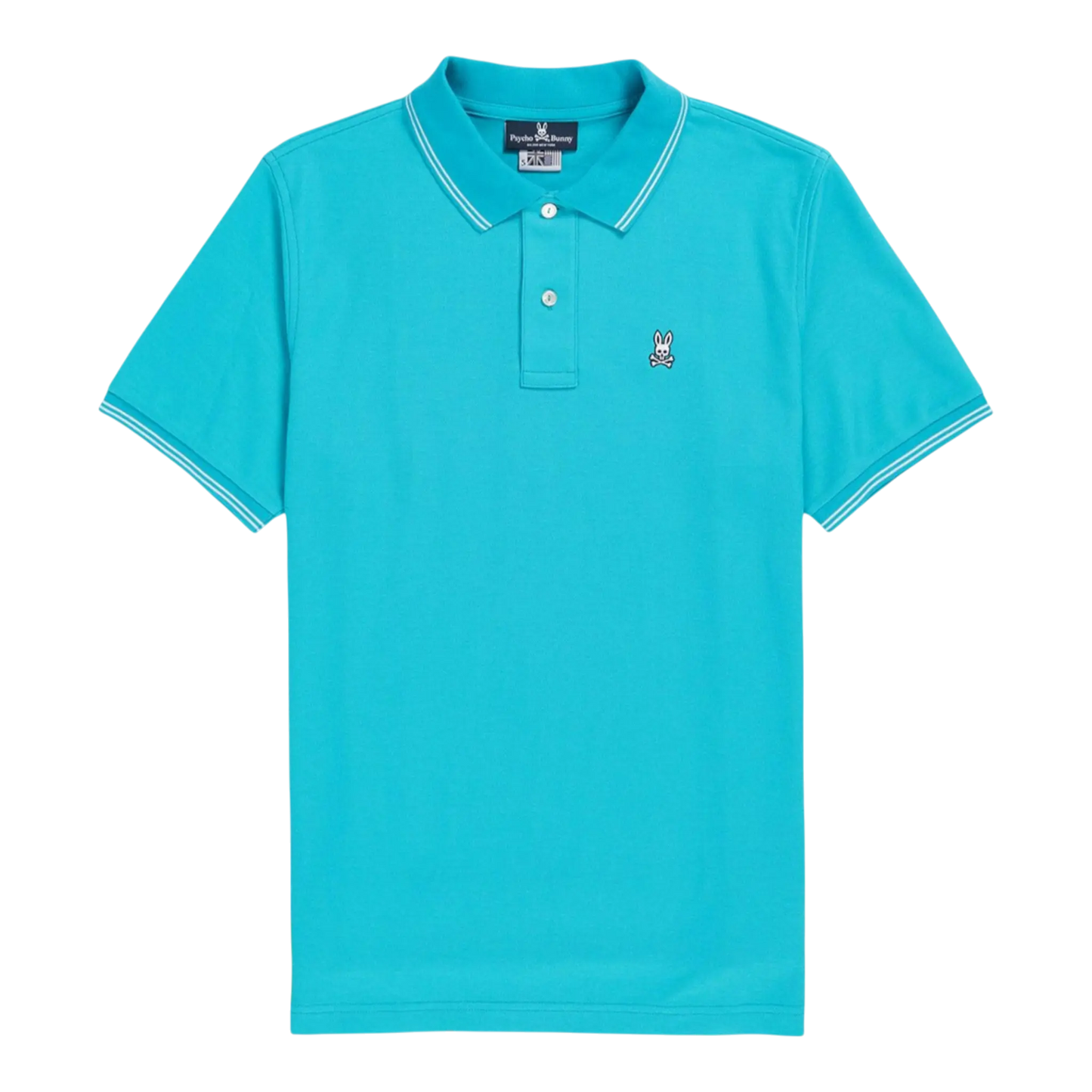Psycho Bunny Logan Men Polo Shirt Placid Sea Blue