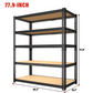 Heavy Duty Metal Garage Shelving Rack 2000lbs 4/5/6-Tier Steel Shelf 60"/72"/84"