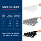 Women's Cotton Diabetic Ankle Socks (6 Pair)