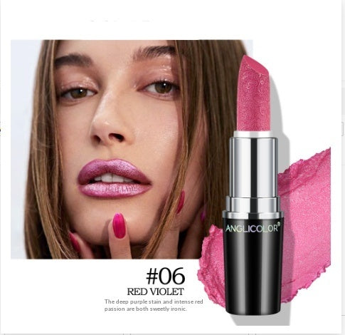 Non-fading Non-stick Lipstick With A Long-lasting Pearly Finish